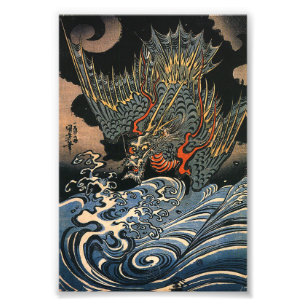 Foto Dragón Kuniyoshi Utagawa