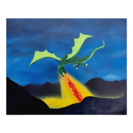 Foto Dragón que respira fuego