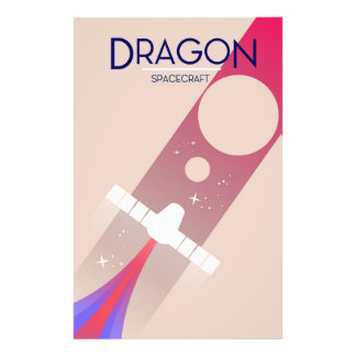 Foto Dragon Spacecraft estilo vintage Arte espacial