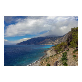 Foto Dramática orilla de mar en Creta, Grecia