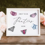 Foto Drop Your Panties French Lingerie Bridal Shower<br><div class="desc">Put up this fun photo print at your bridal shower!</div>