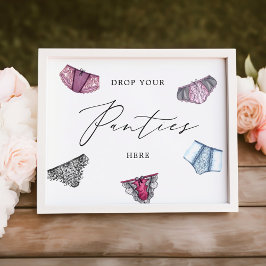 Foto Drop Your Panties French Lingerie Bridal Shower