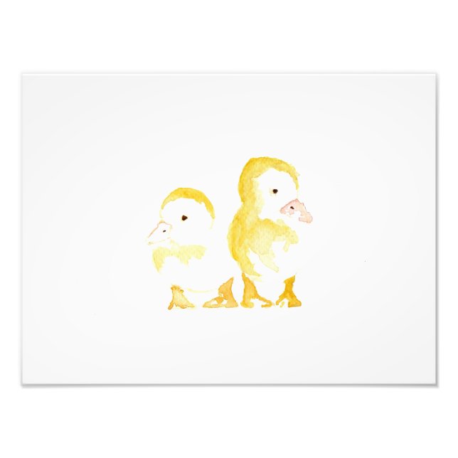 Foto Ducklings Watercolor (Frente)