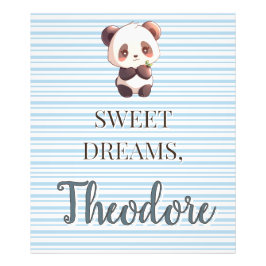 Foto Dulces Sueños Panda Lindo Personalizado