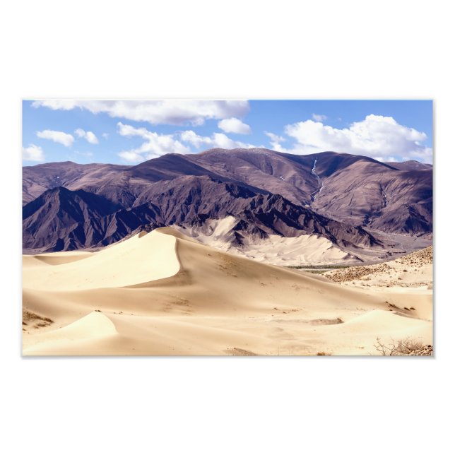 Foto Dunas de arena cerca del monasterio de Samye - Tíb (Frente)