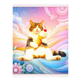 Foto Durmiendo Perfectamente – Gato Sosteniendo Cono de