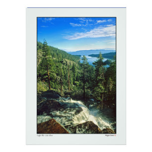 Foto Eagle baja arriba el lago Tahoe