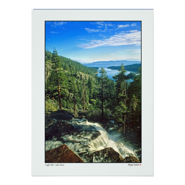 Foto Eagle cae sobre el lago Tahoe (Frente)