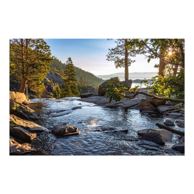 Foto Eagle Falls Lake Tahoe Sunrise Photo Print (Frente)