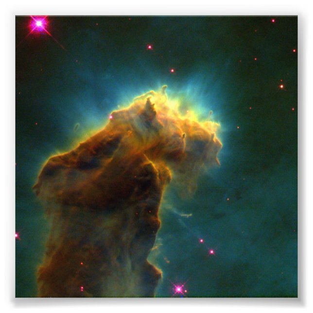 Foto Eagle Nebula M16 Hubble (Frente)