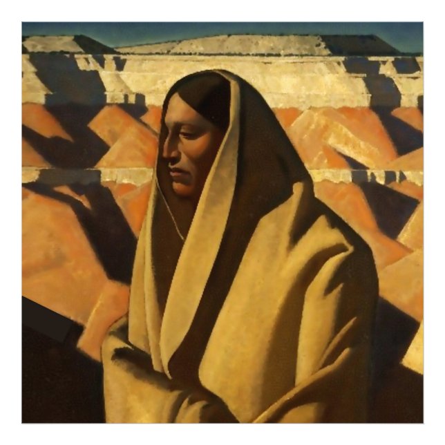 Foto "Earth Knower" Arte Occidental por Maynard Dixon (Frente)