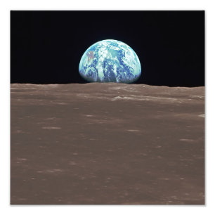 Foto Earthrise de la luna