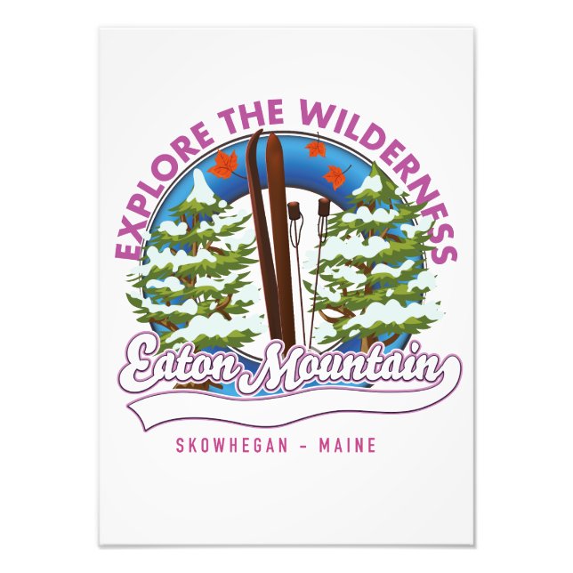 Foto Eaton Mountain Skowhegan, logo de Maine (Frente)