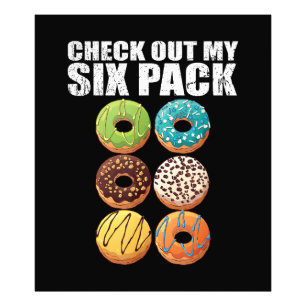 Foto Eche un vistazo a mi camiseta de donut de seis paq