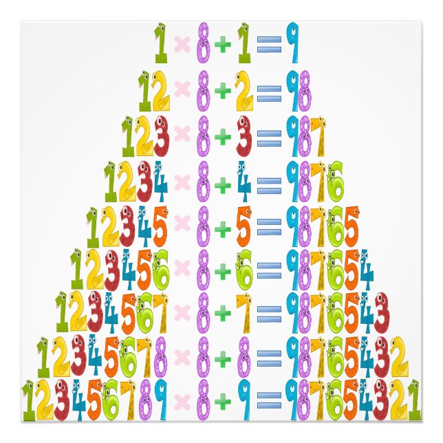 Foto Ecuaciones de matemáticas divertidas más frías (Frente)