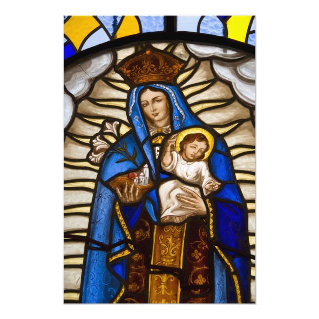 Foto Ecuador, Quito. Estatua de la Virgen Aquila (Frente)