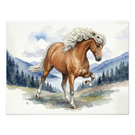 Foto Edda Silver bay Icelandic Horse in the Mountains S