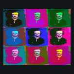 Foto Edgar Allan Poe Pop Art<br><div class="desc">Edgar Allan Poe era un escritor norteamericano. Es más conocido por sus historias cortas,  particularmente sus historias de misterio y lo macabro.</div>