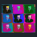 Foto Edgar Allan Poe Pop Art<br><div class="desc">Edgar Allan Poe era un escritor norteamericano. Es más conocido por sus historias cortas,  particularmente sus historias de misterio y lo macabro.</div>