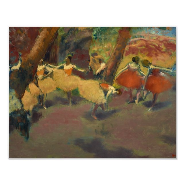 Foto Edgar Degas - Antes de la actuación (Frente)