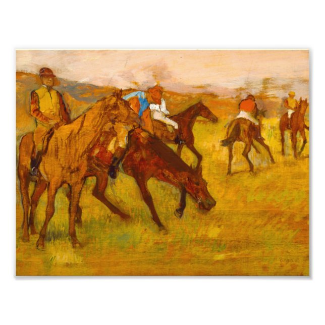 Foto Edgar Degas antes de la carrera (Frente)