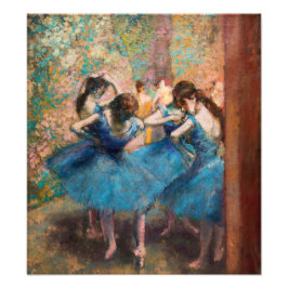 Foto Edgar Degas - Bailarinas de azul