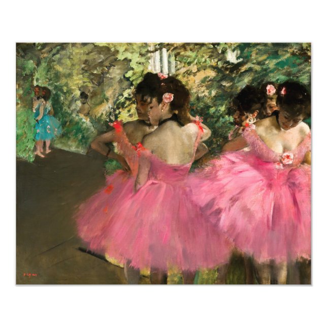 Foto Edgar Degas - Bailarinas de rosa (Frente)