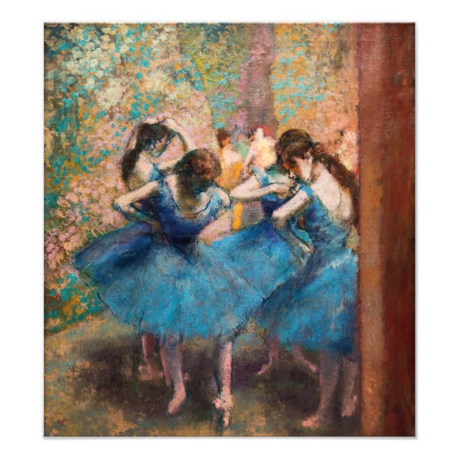 Foto Edgar Degas - Bailarinas en azul (Frente)