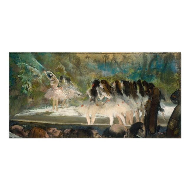 Foto Edgar Degas - Ballet en la ópera de París (Frente)