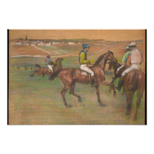 Foto Edgar Degas - Caballos de Raza