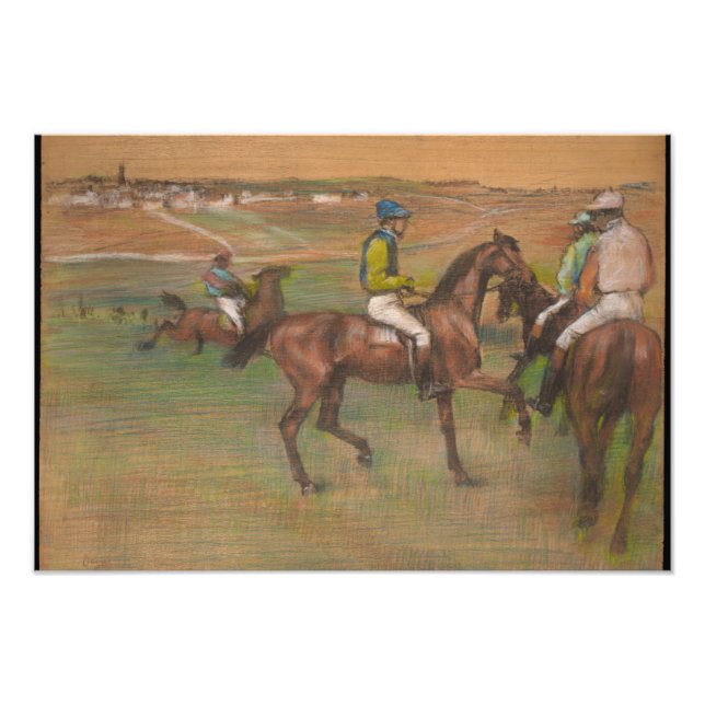 Foto Edgar Degas - Caballos de Raza (Frente)