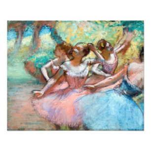 Foto Edgar Degas - Cuatro bailarinas en el escenario
