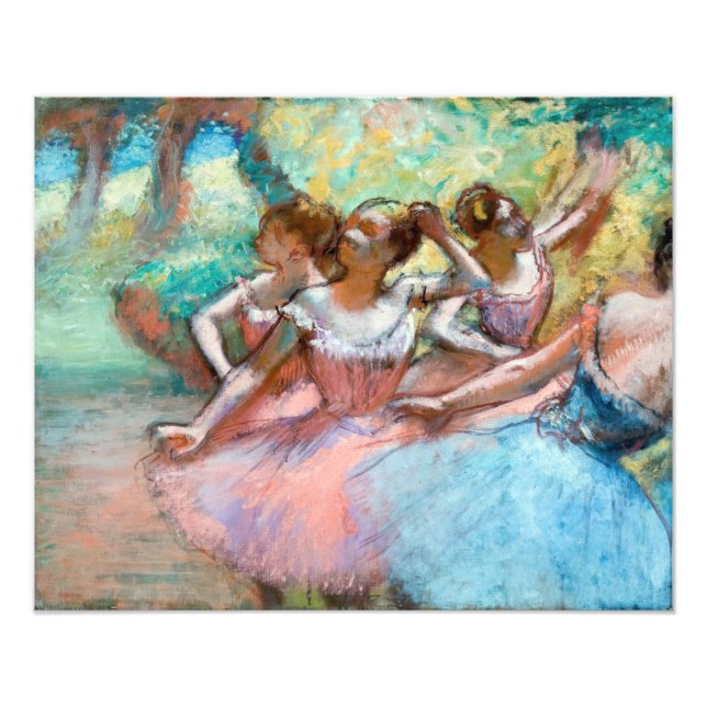 Foto Edgar Degas - Cuatro Ballerinas en escena (Frente)