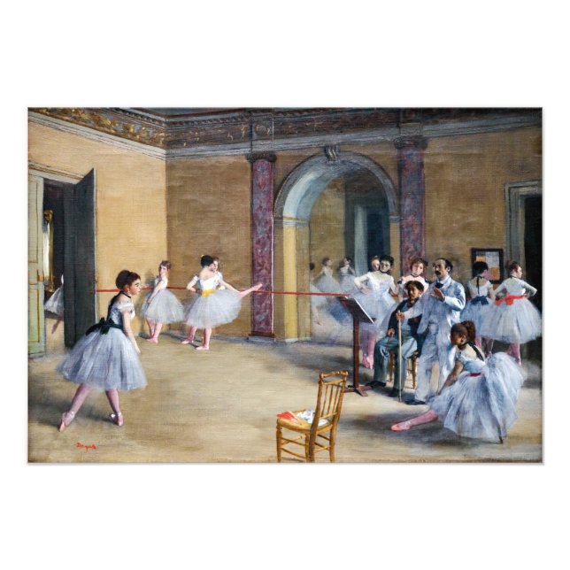 Foto Edgar Degas - Dance Foyer, Opera rue Le Peletier (Frente)