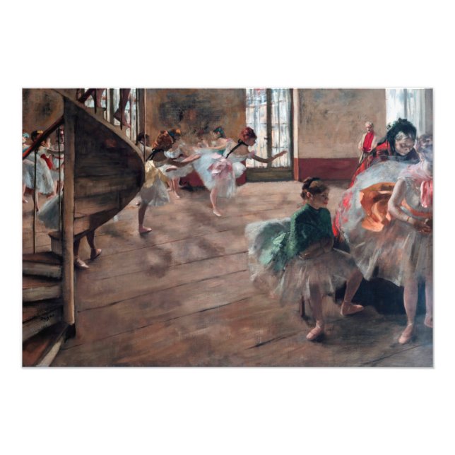 Foto Edgar Degas - El ensayo (Frente)