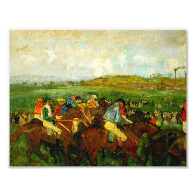 Foto Edgar Degas Horseback Riding (Frente)