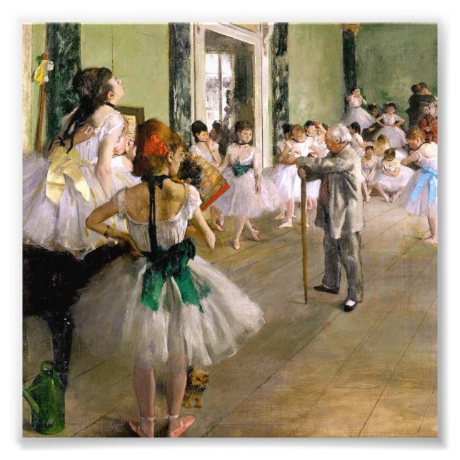 Foto Edgar Degas La Clase De Baile (Frente)