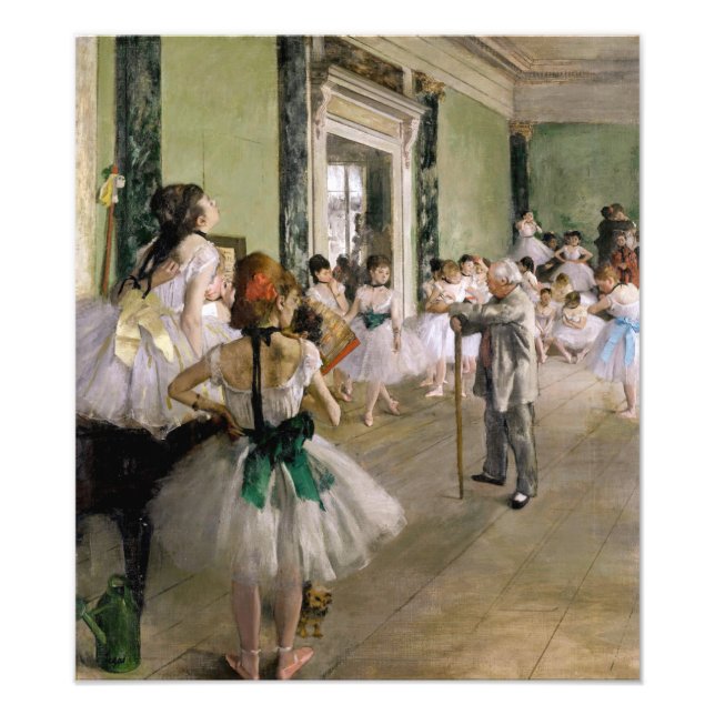 Foto Edgar Degas - La Clase de Baile (Frente)