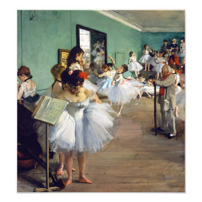 Foto Edgar Degas - La clase de danza (Frente)