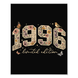 Foto Edición Limitada Cumpleaños 30 Floral 1996