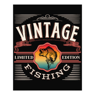 FOTO EDICIÓN LIMITADA DE PESCA VINTAGE