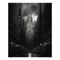 Edificio Chrysler Blanco y negro