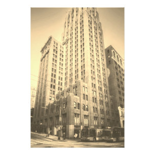 Foto Edificio de ladrillo alto de Sepia Seattle