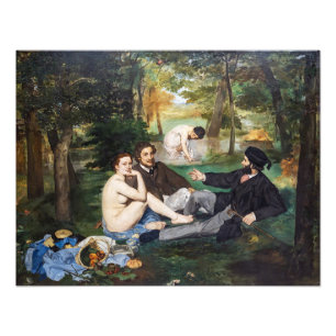 Foto Edouard Manet - Almuerzo en el césped