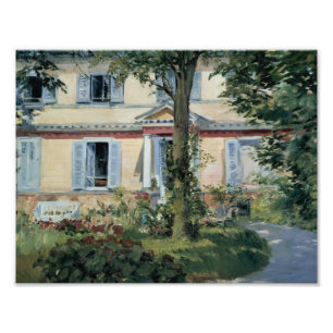 Foto Edouard Manet - La casa en Rueil