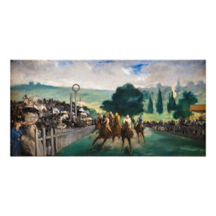Foto Edouard Manet - Las Carreras en Longchamp