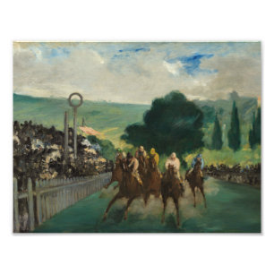 Foto Edouard Manet - Las carreras en Longchamp
