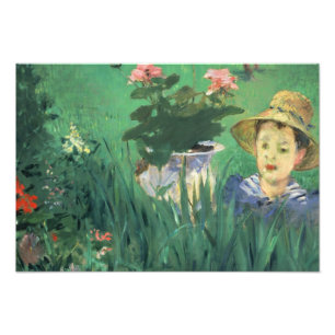 Foto Édouard Manet - Niño de flores