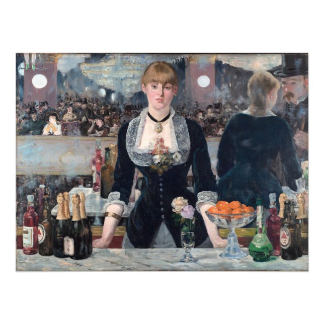 Foto Edouard Manet - Un bar en el Folies-Bergere (Frente)