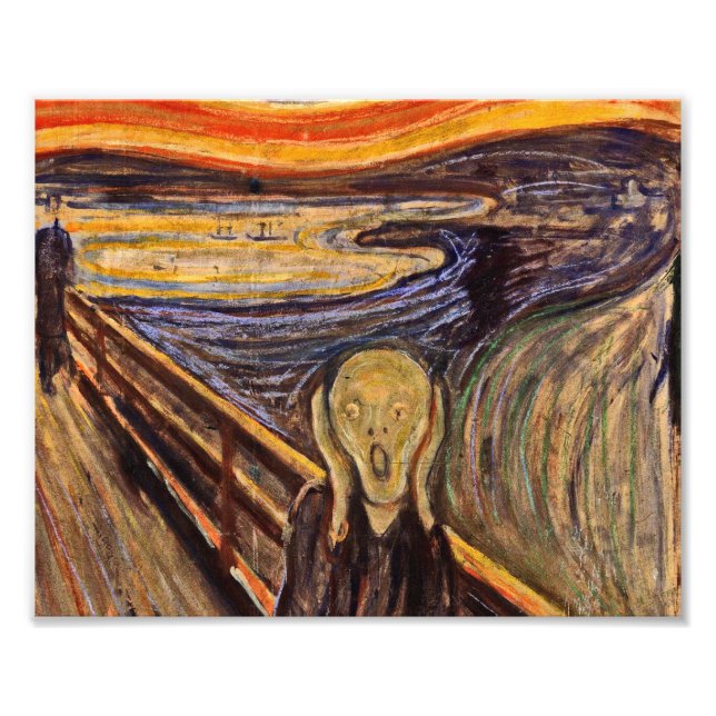 Foto Edvard Munch - El Grito (Frente)